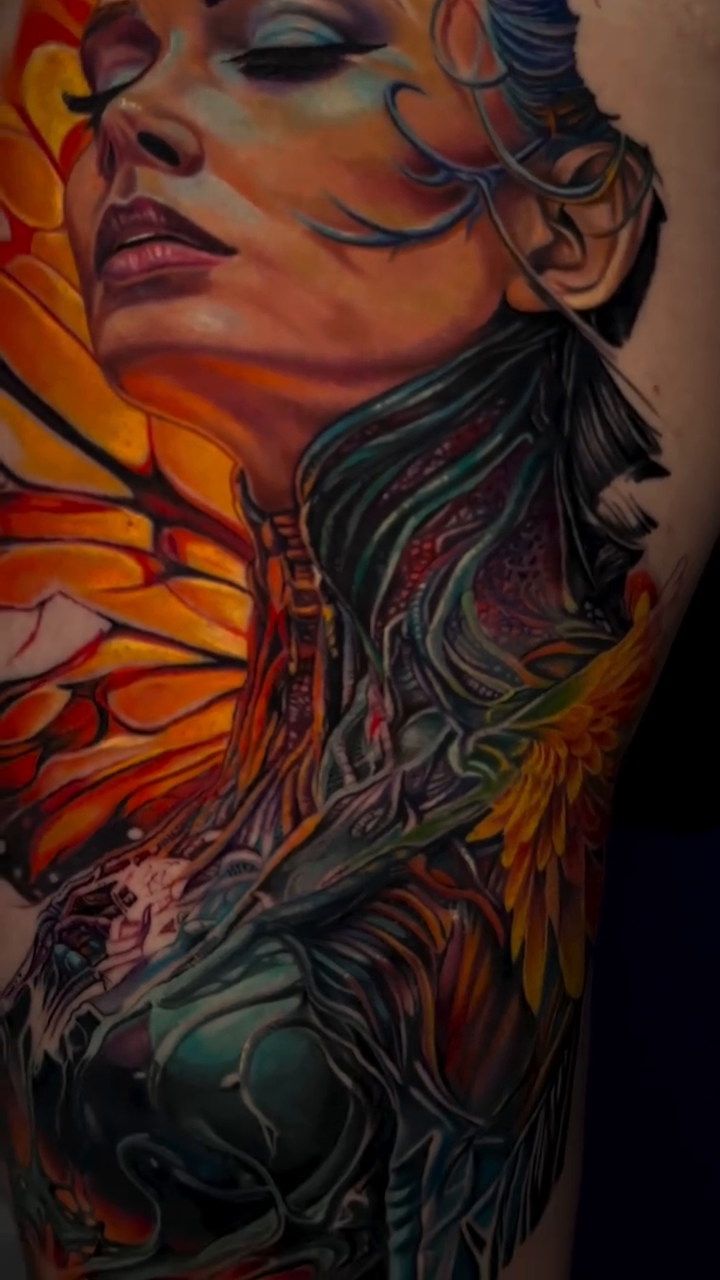 Tattoo by @jamesmoyertattoos โ realism, trash_polka