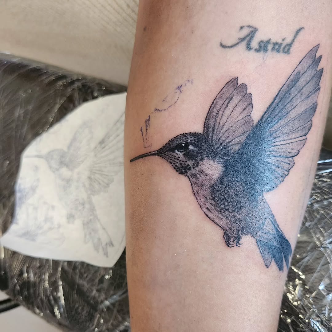 Tattoo by @soniajimenez_tattooo โ realism, black_and_grey