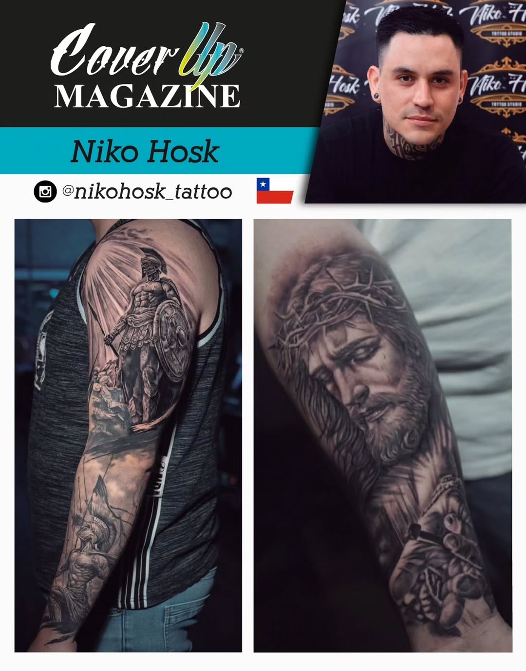 Tattoo by @nikohosk_tattoo — realism, black_and_grey
