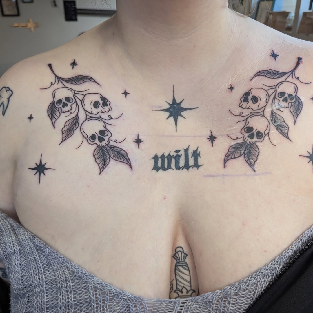 Tattoo by @bellab.tattoo — blackwork, lettering_script
