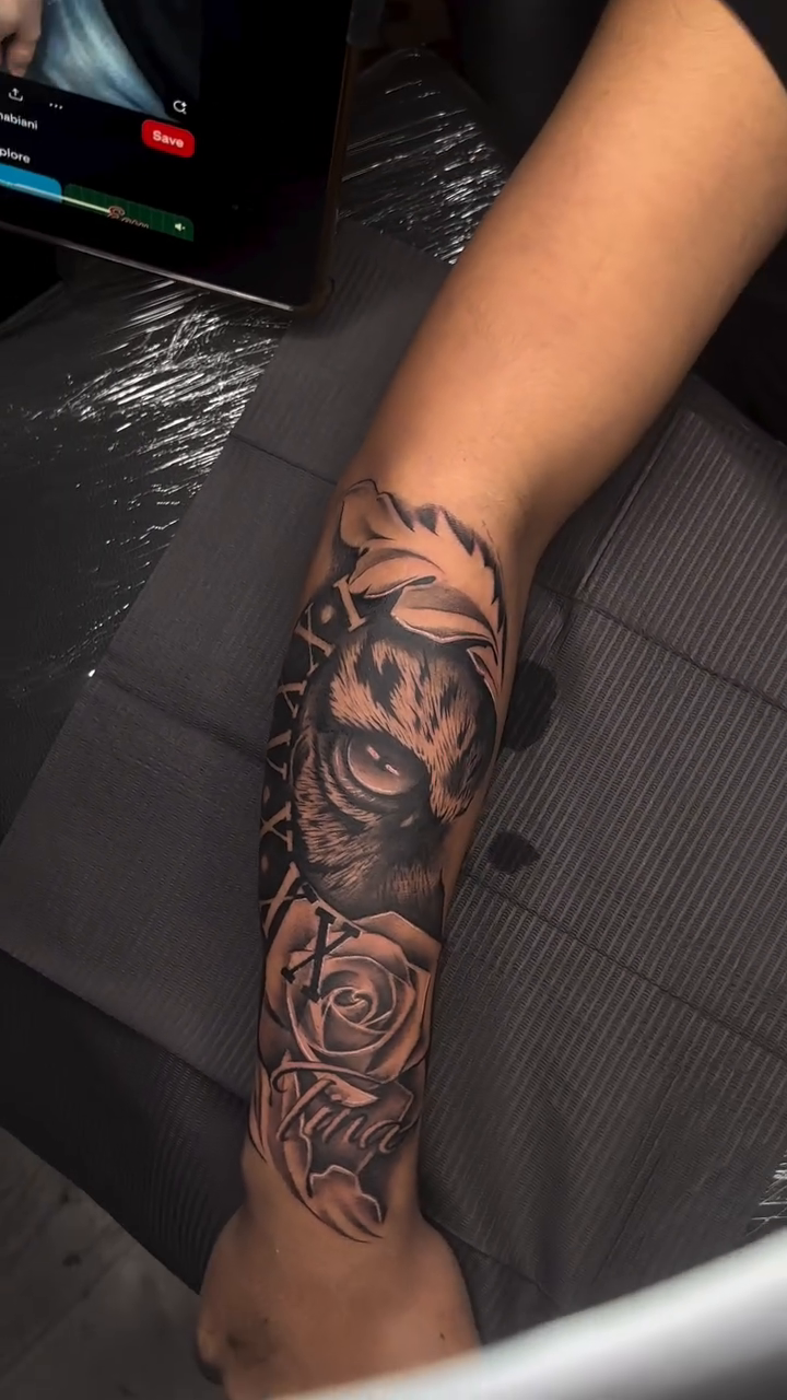 Tattoo by @jdaartist_ — black_and_grey, realism
