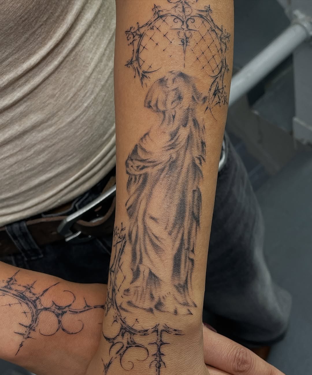 Tattoo by @carlyjordyn — black_and_grey, realism