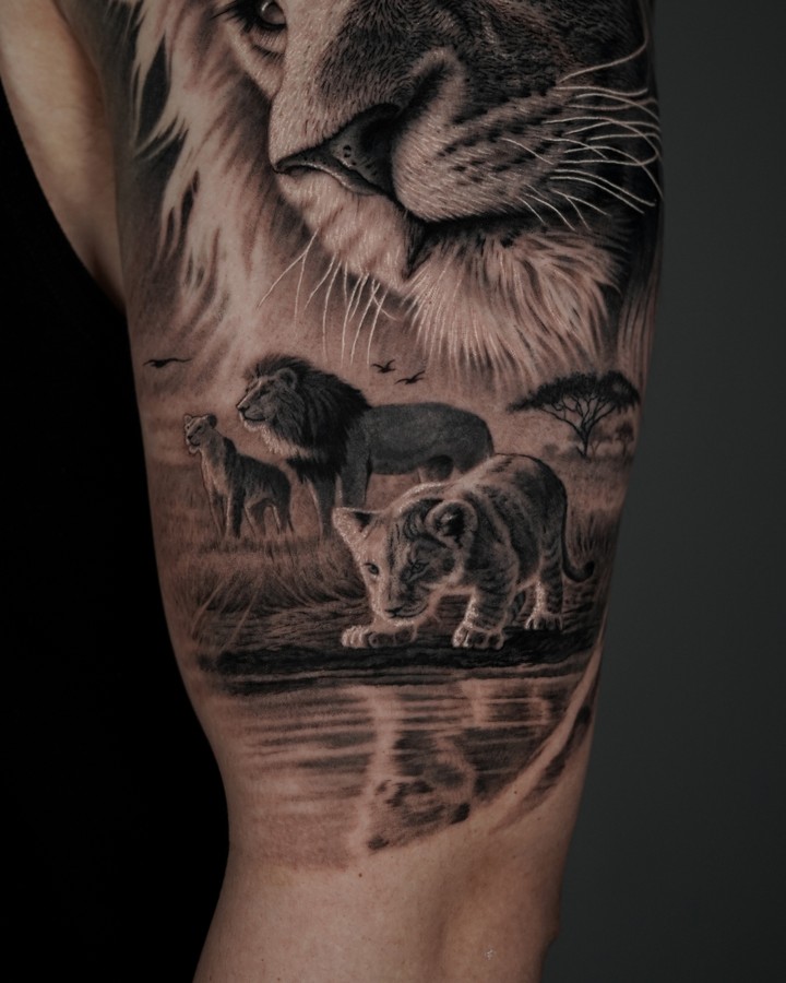 Tattoo by @jac_alonso — realism, black_and_grey