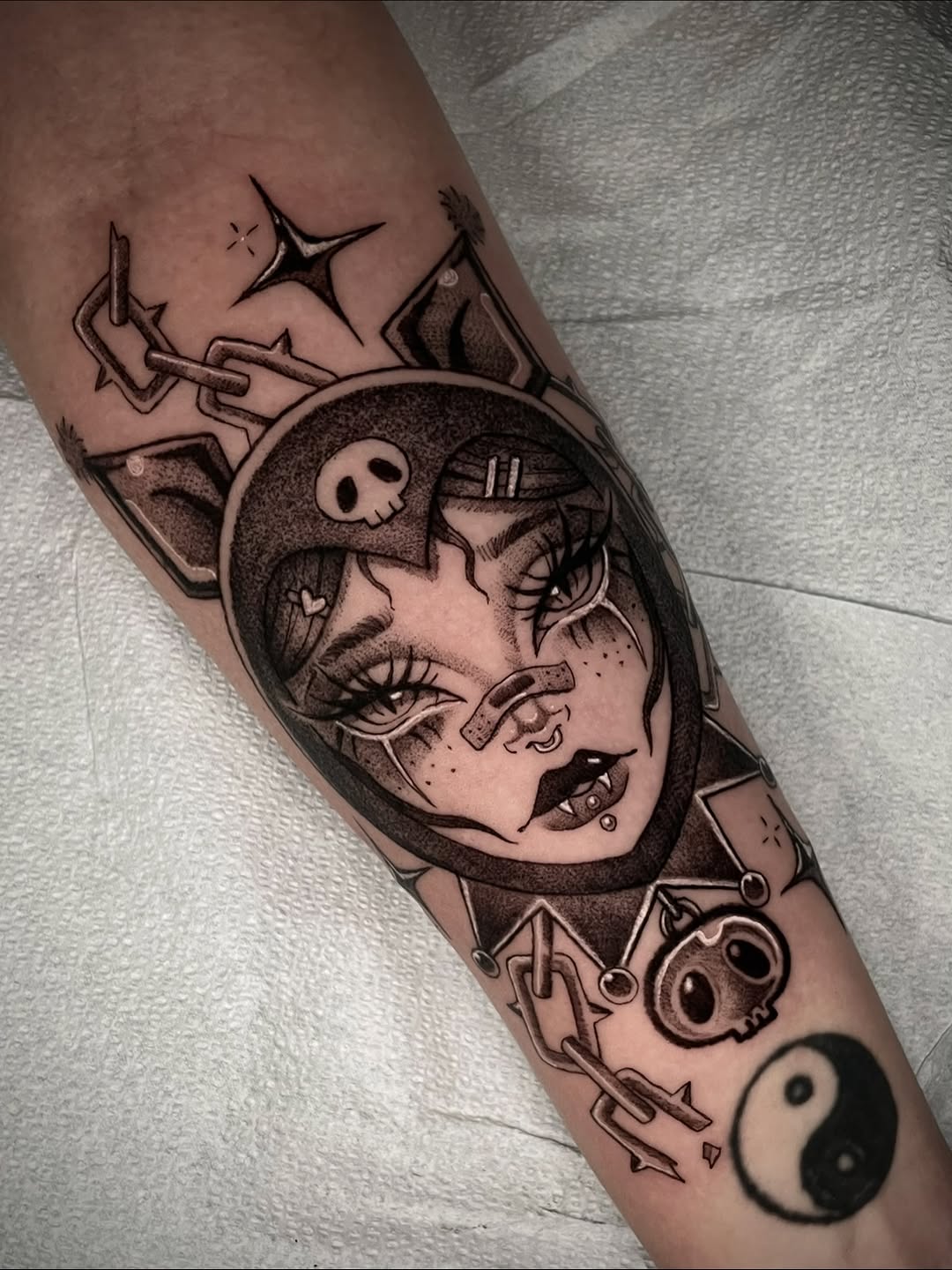Tattoo by @katstattooth β black_and_grey, chicano