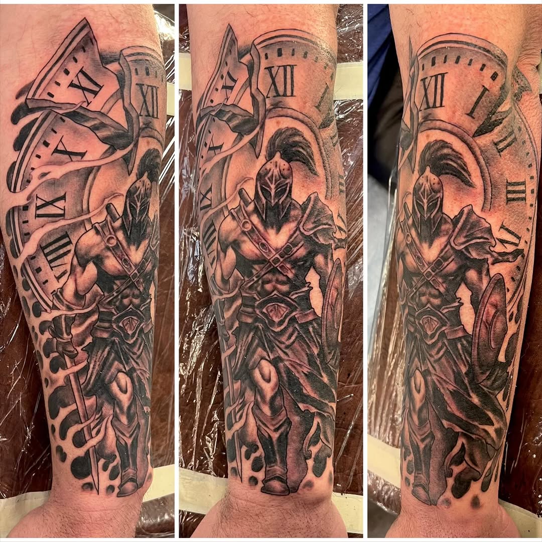 Tattoo by @dustin_hysell_tattooer โ black_and_grey
