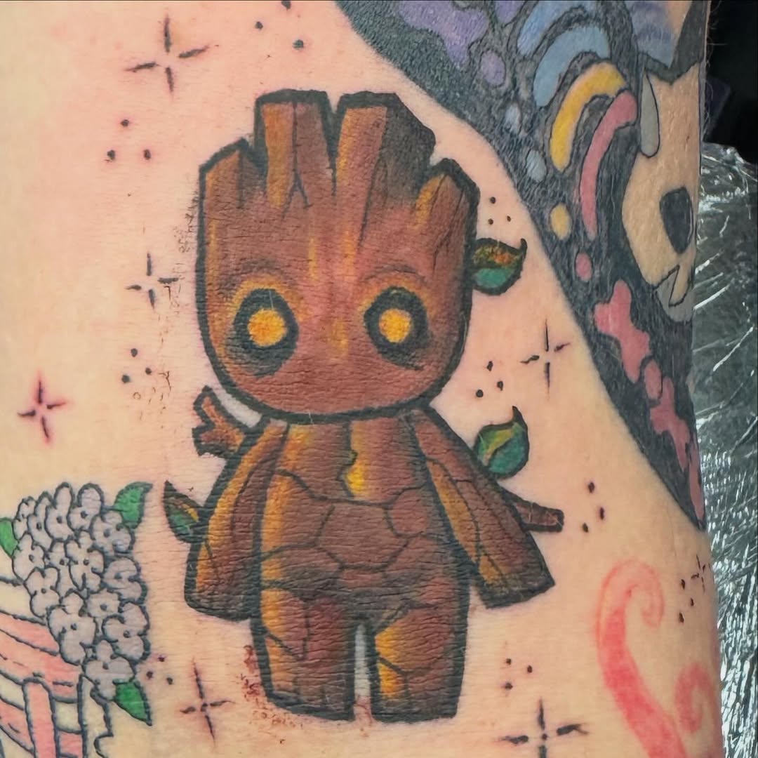 Tattoo by @sheffieldink — new_school, anime