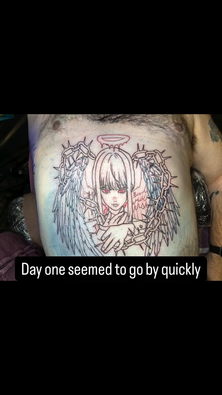 Tattoo by @paisleytattoos — illustrative, anime