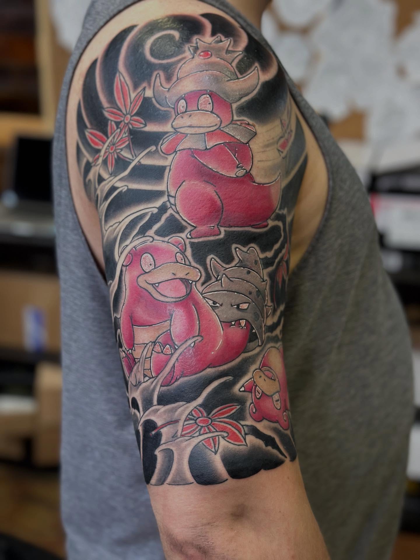 Tattoo by @sailorsushi_ — new_school, japanese_irezumi