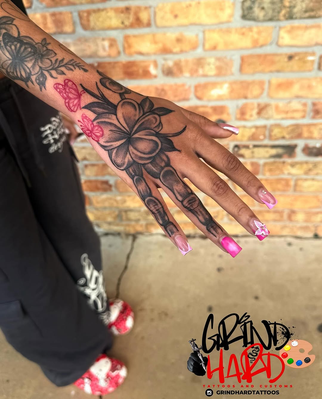 Tattoo by @grindhard_tattoos — black_and_grey, illustrative