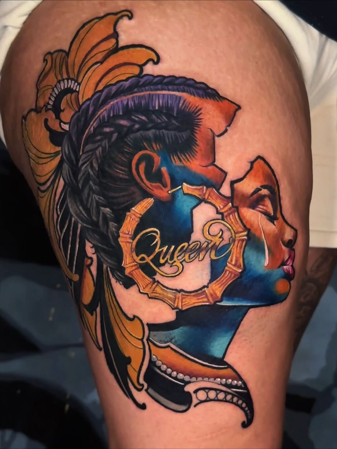Tattoo by @another_tattoo — realism, lettering_script