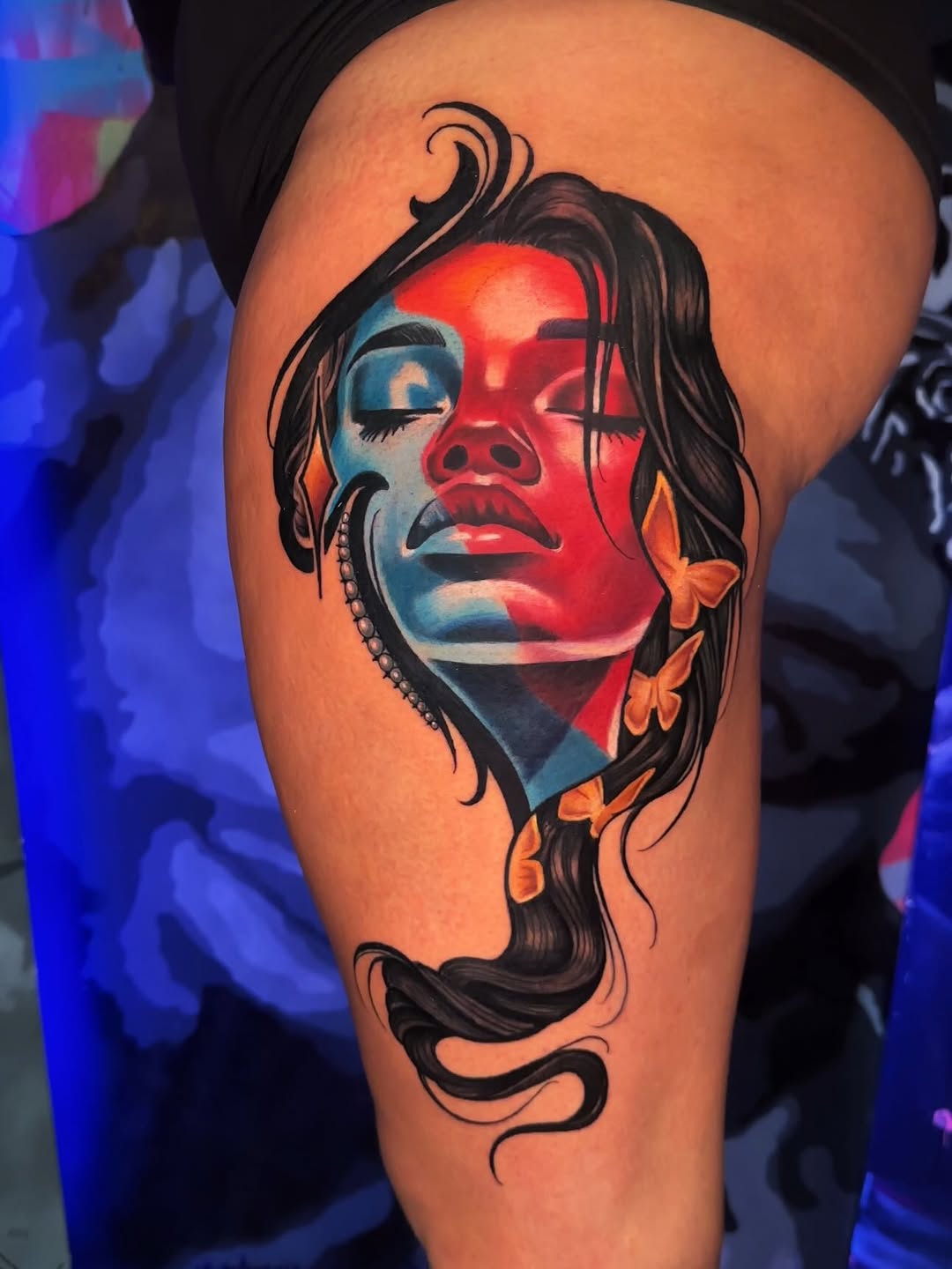 Tattoo by @another_tattoo — realism, trash_polka