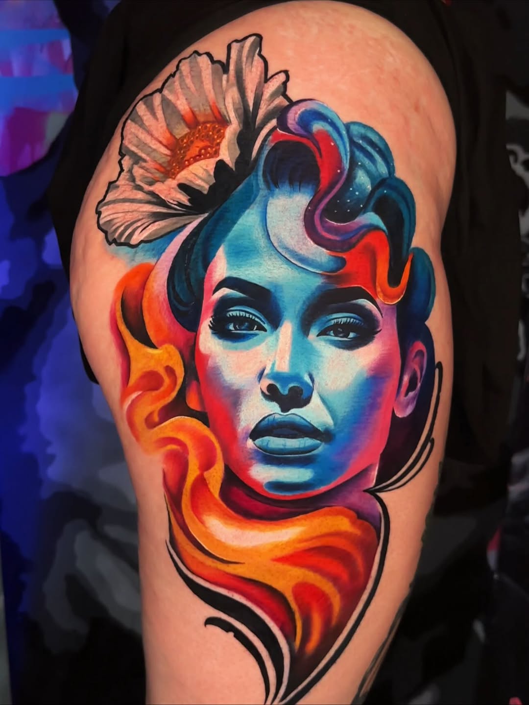 Tattoo by @another_tattoo — realism, trash_polka