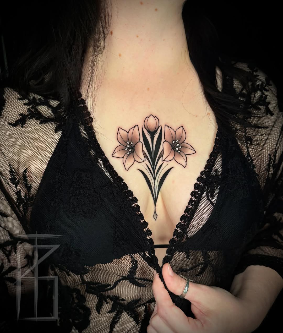 Tattoo by @tay.ink โ fine_line, black_and_grey