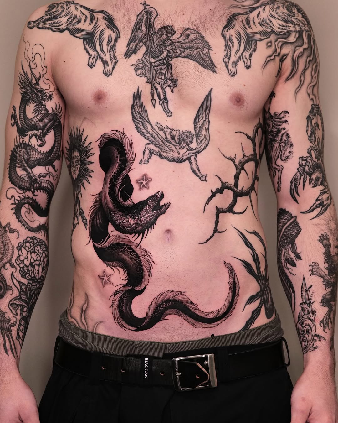 Tattoo by @47volt β black_and_grey, realism