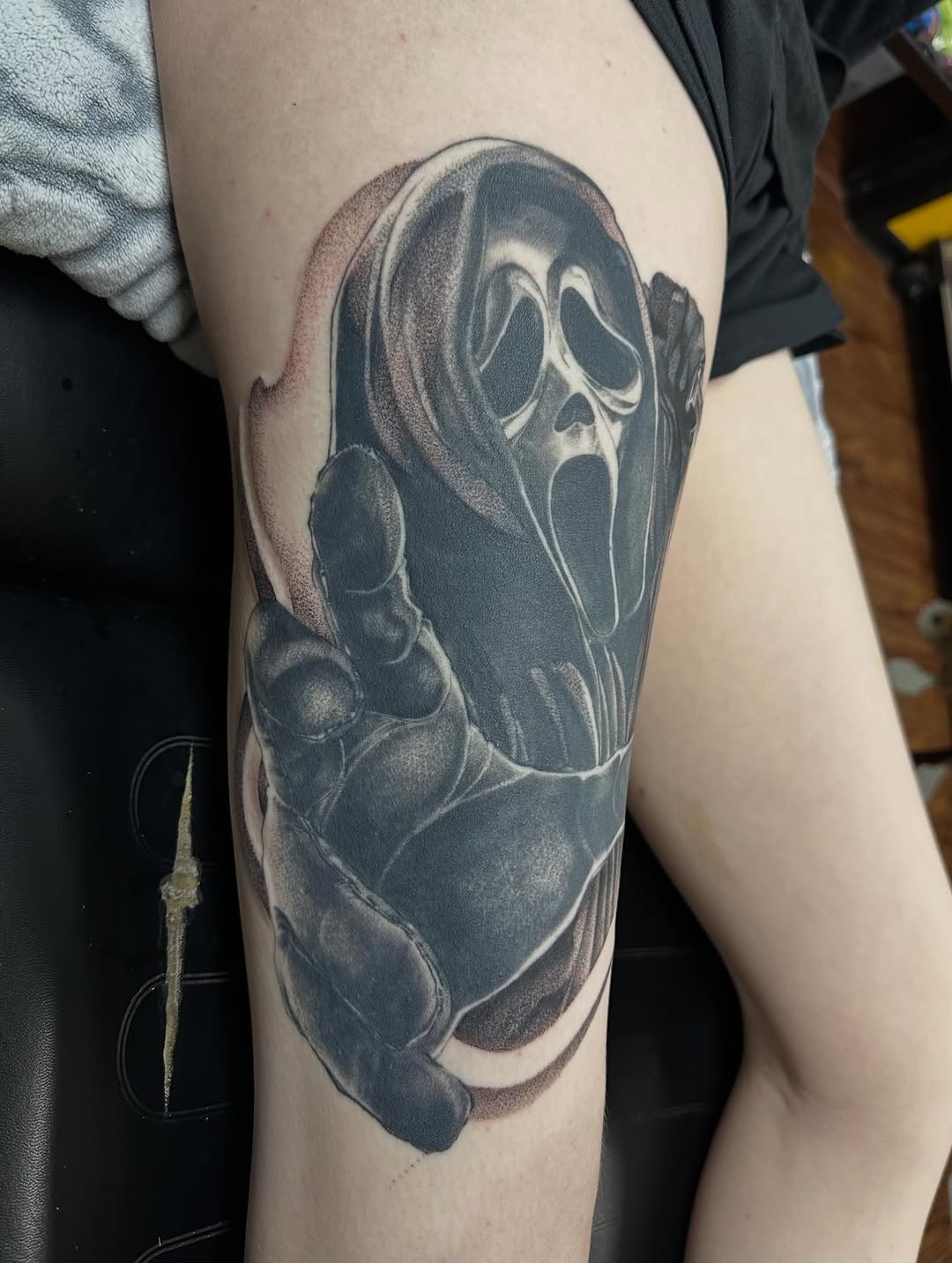 Tattoo by @jam_inkz — realism, black_and_grey
