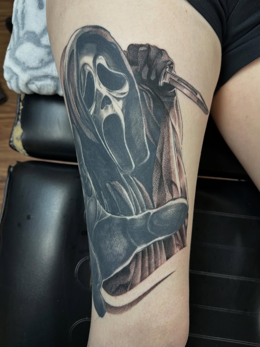 Tattoo by @jam_inkz — realism, black_and_grey
