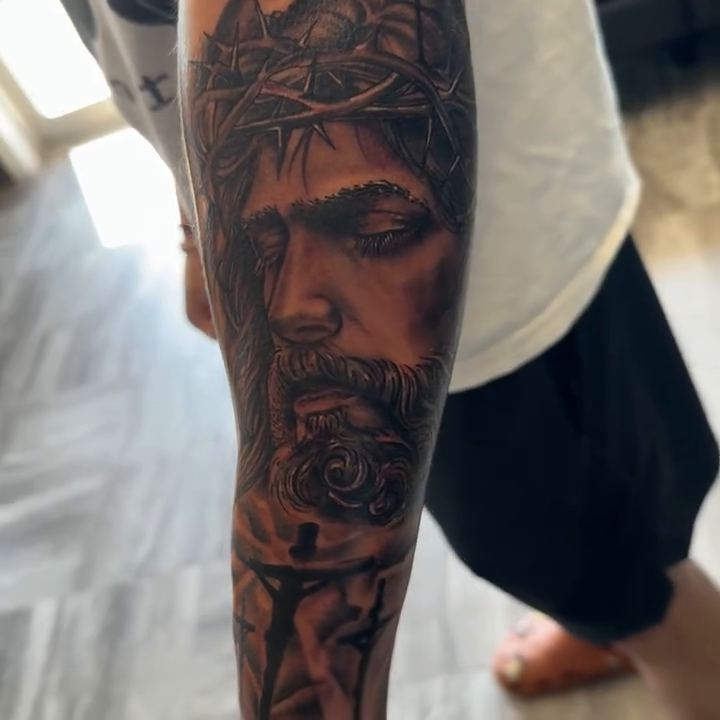 Tattoo by @ta2sbyboss — realism, black_and_grey