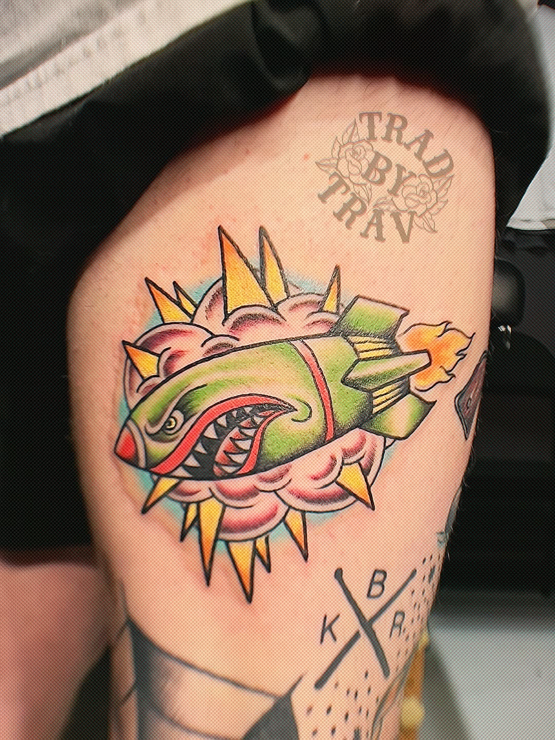 Tattoo by @tradbytrav — american_traditional, illustrative