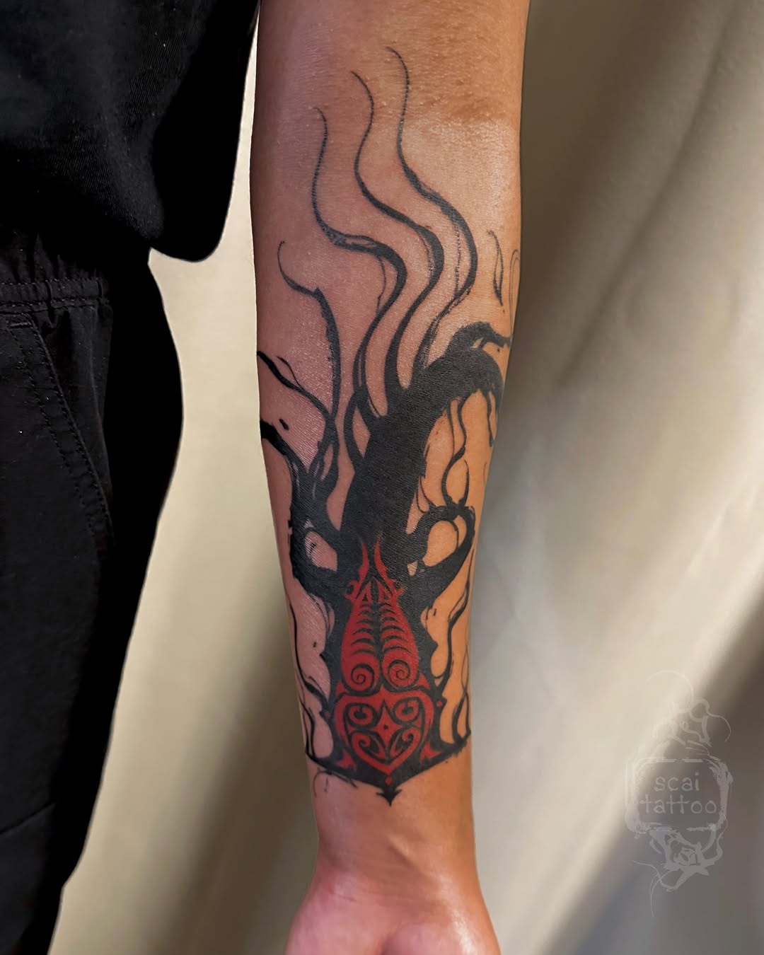 Tattoo by @scaitattoo โ blackwork, tribal