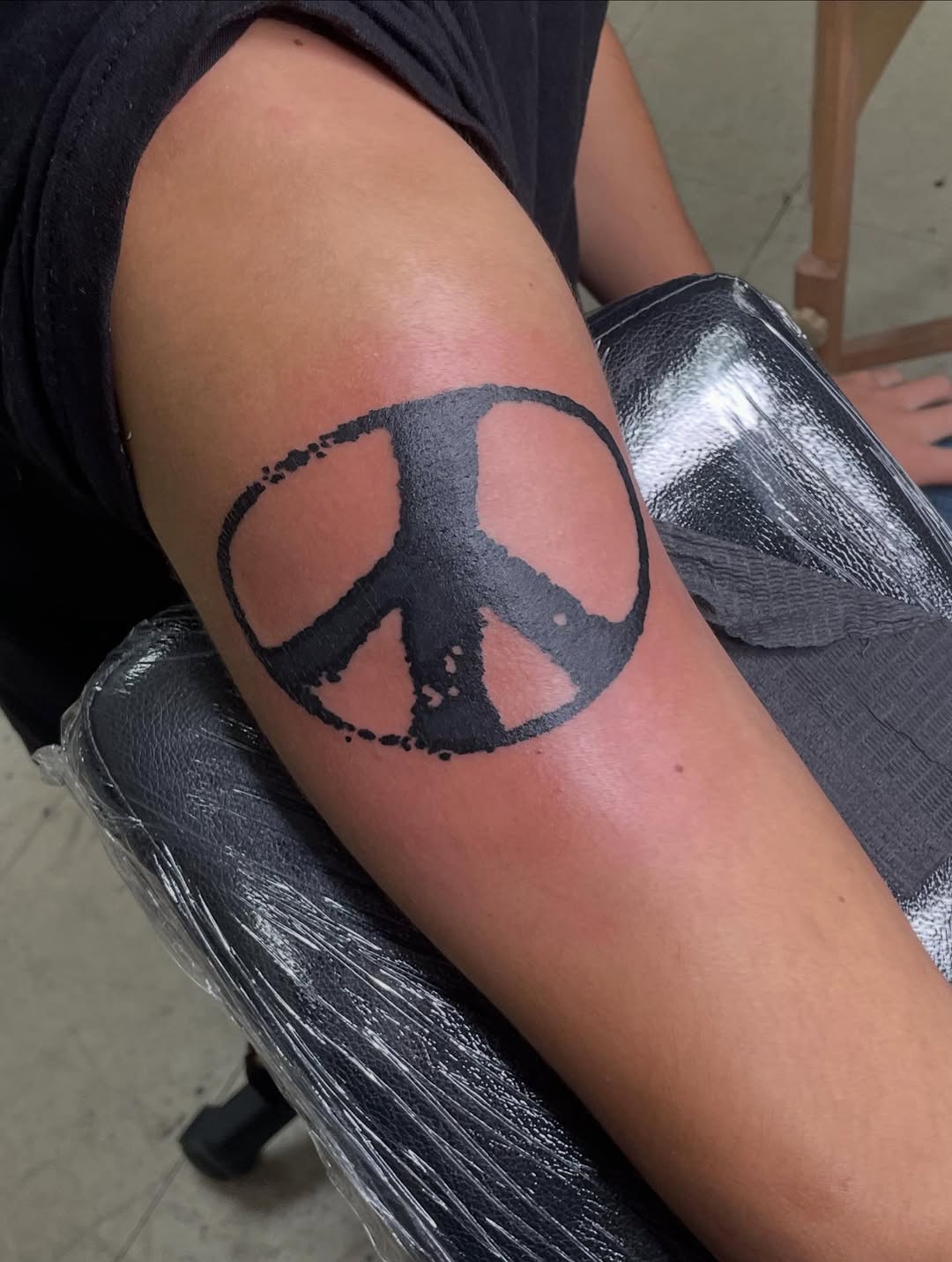 Tattoo by @emotionalthugtattoo — blackwork