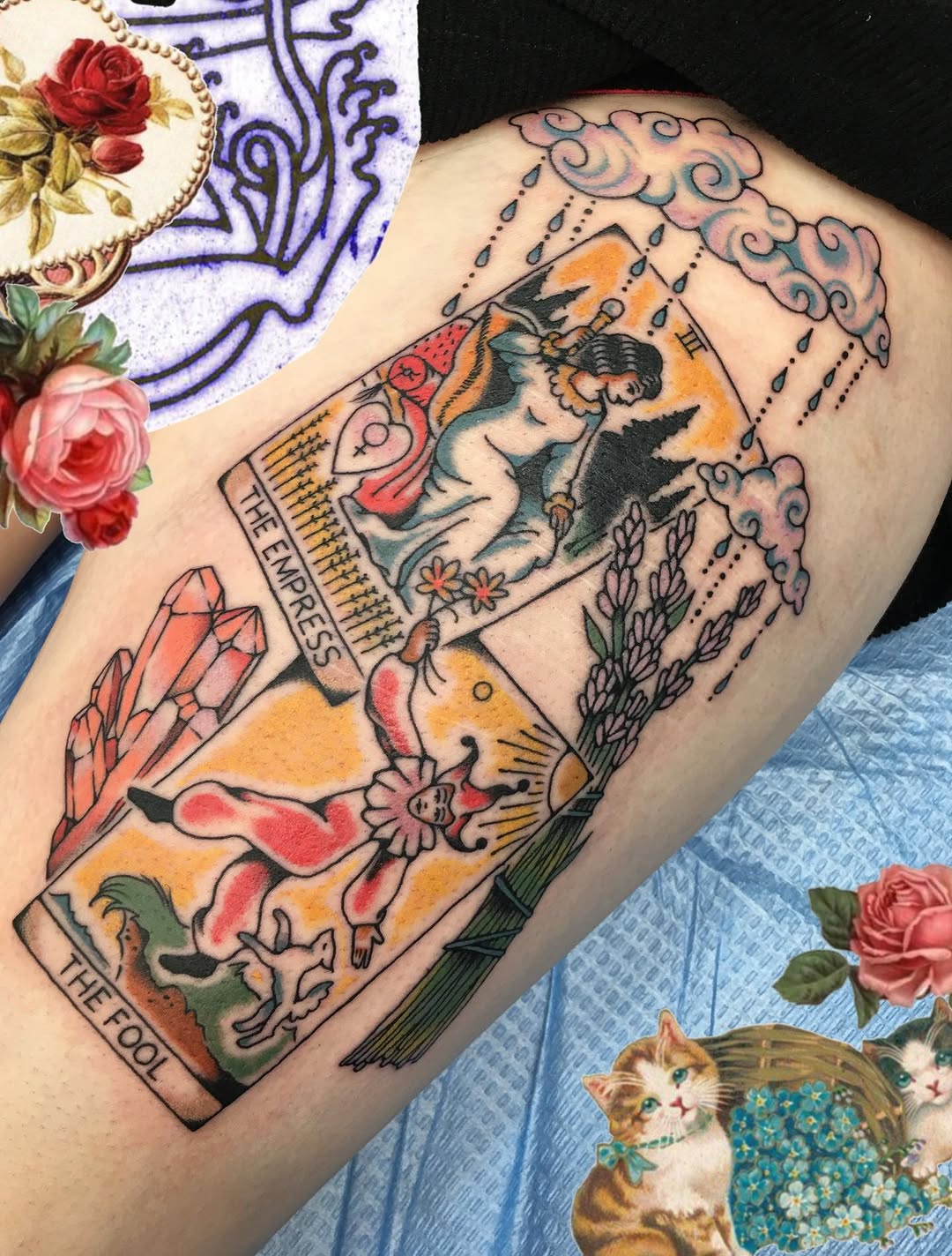 Tattoo by @abbeytat — american_traditional, illustrative