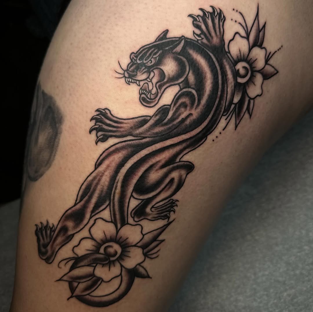 Tattoo by @ethanjester_tattoos — american_traditional, black_and_grey