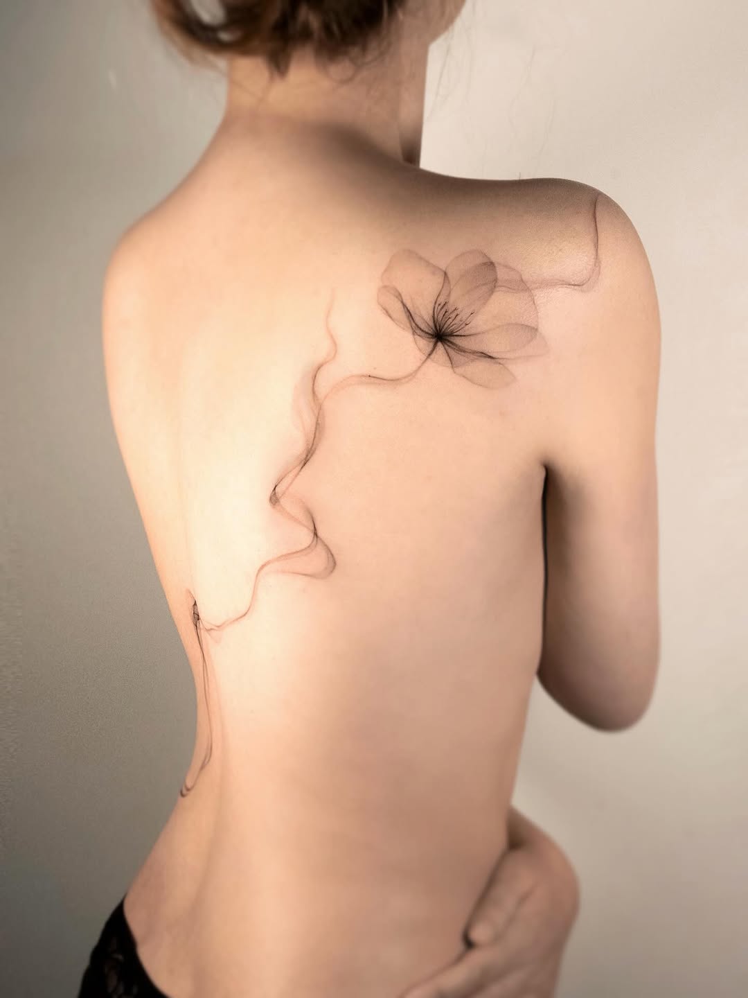 Tattoo by @devamariyaa — fine_line, black_and_grey