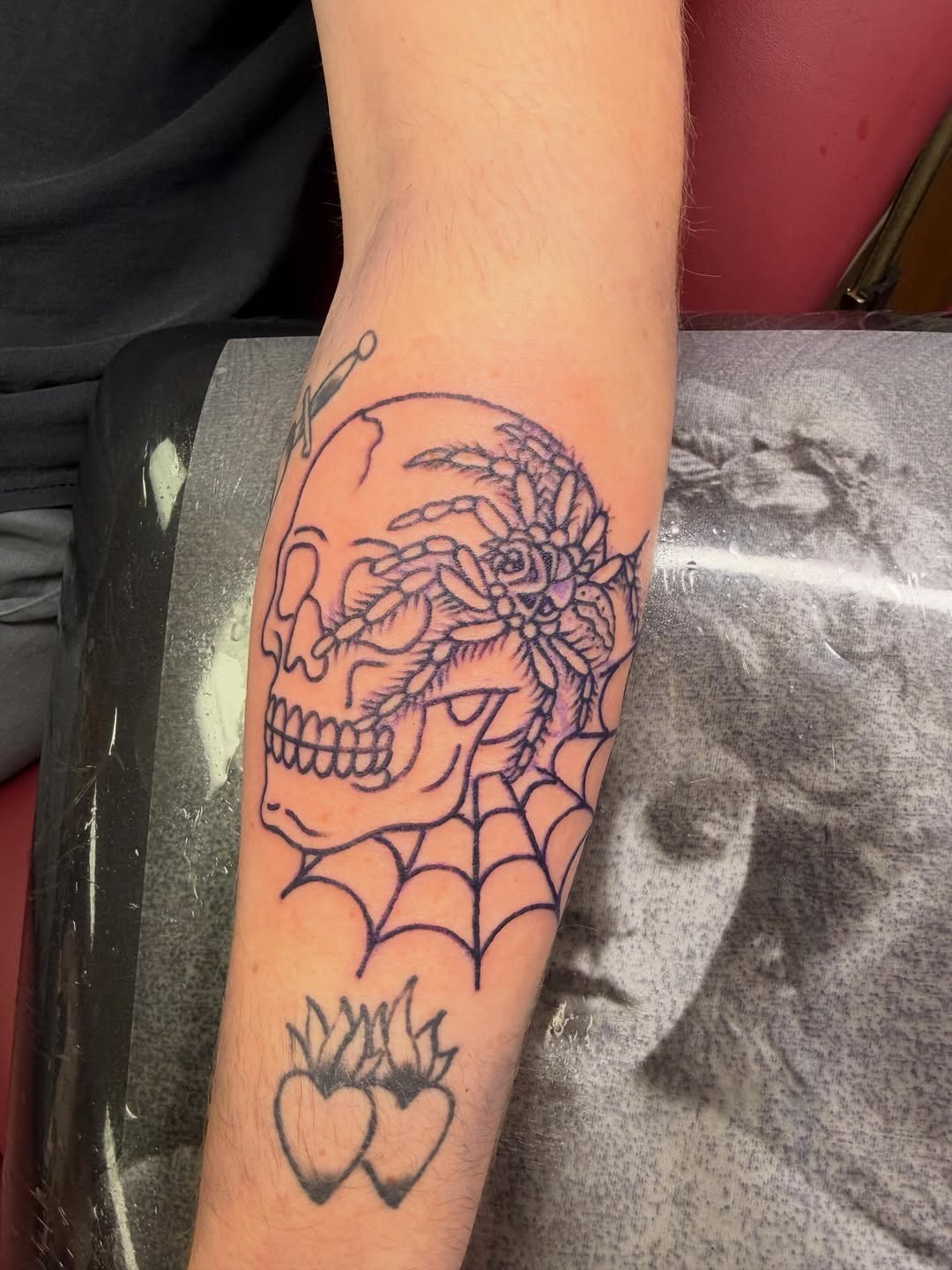 Tattoo by @corteztattoozz — black_and_grey