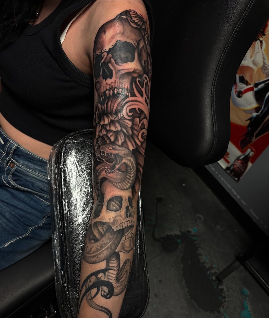 Tattoo by @darsey.waters.art โ realism, black_and_grey