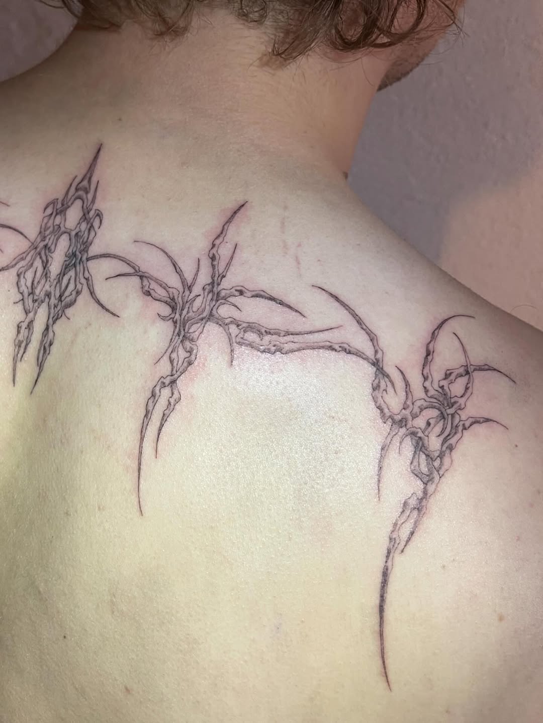 Tattoo by @initiationoftorture — black_and_grey, ornamental