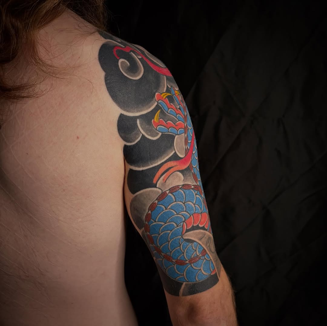 Tattoo by @z.hendrickson — japanese_irezumi, illustrative