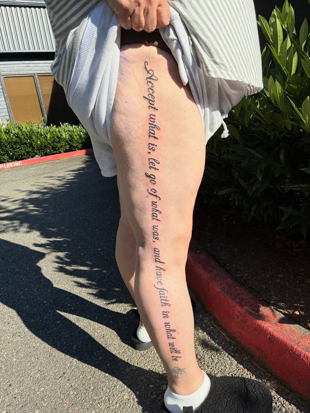 Tattoo by @samichhhshop — lettering_script, fine_line