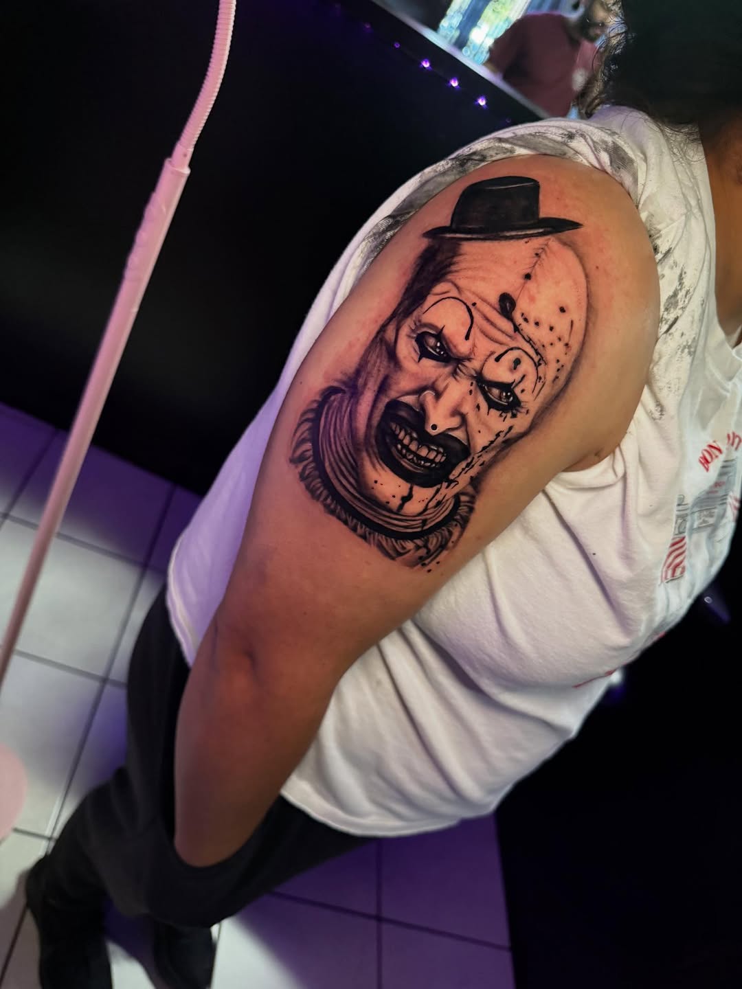 Tattoo by @jazlow03 — realism, black_and_grey