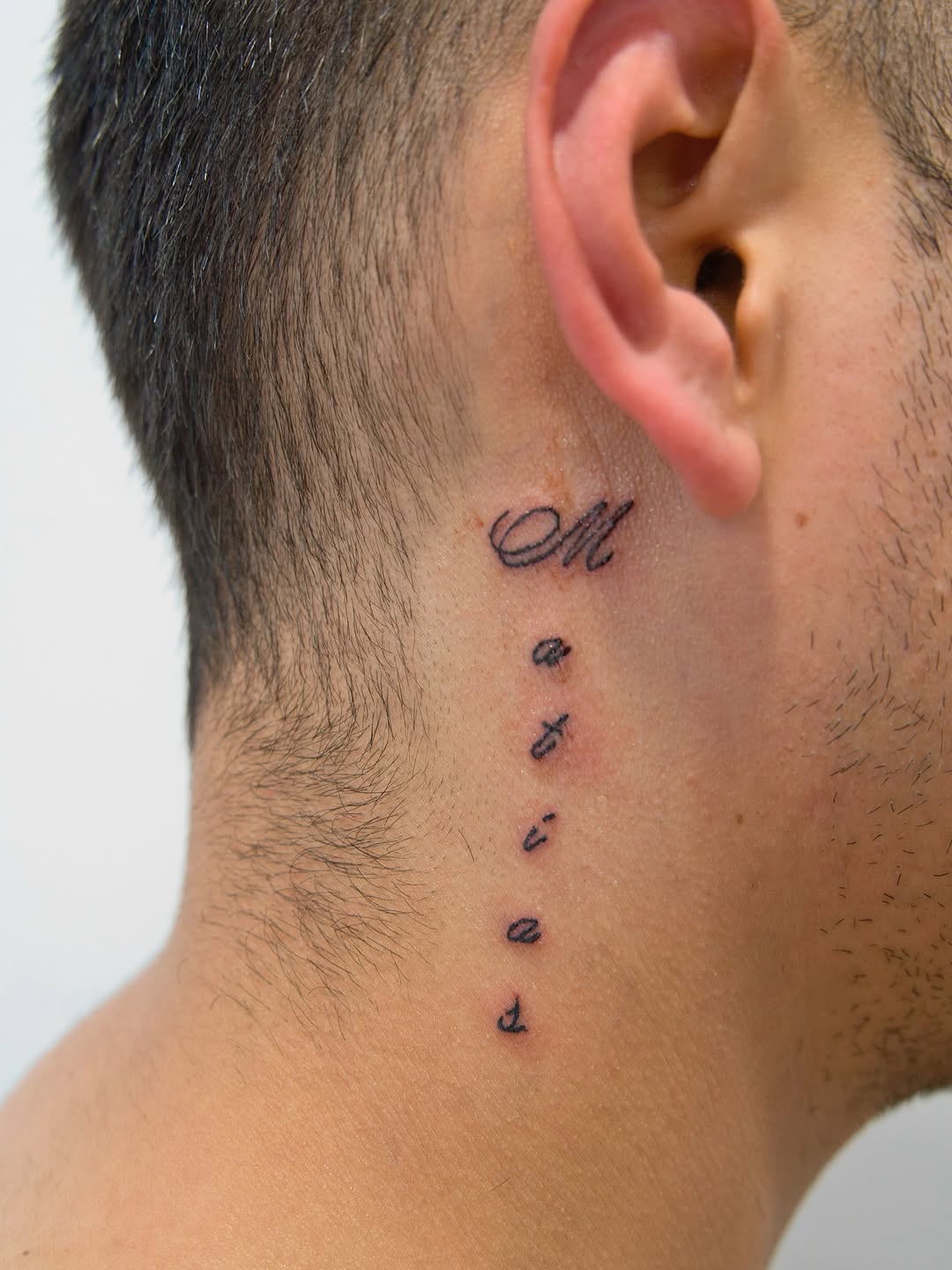 Tattoo by @wild_waves_ink — lettering_script, fine_line
