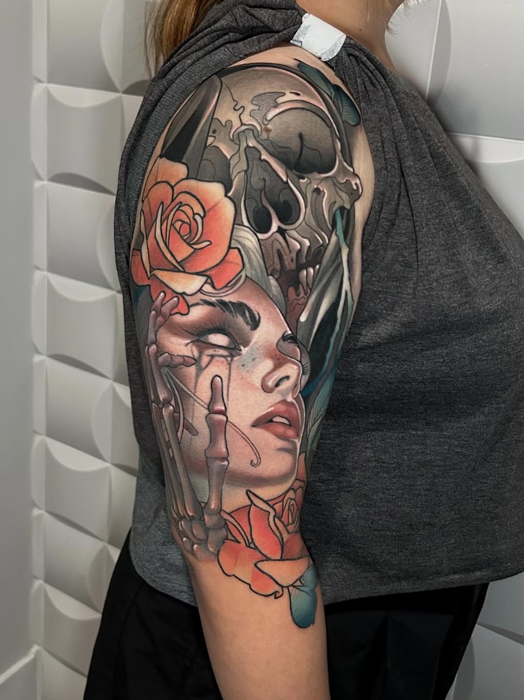 Tattoo by @levimurphyart — realism, dark_realism