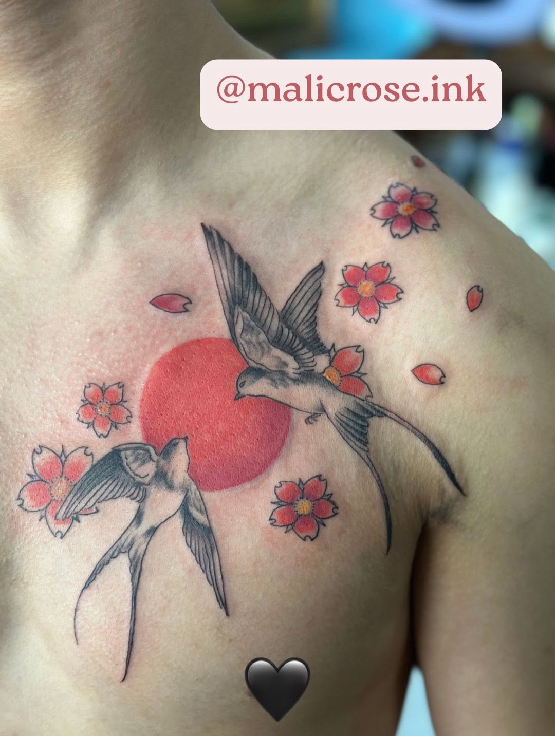 Tattoo by @malicerose.ink — japanese_irezumi, fine_line