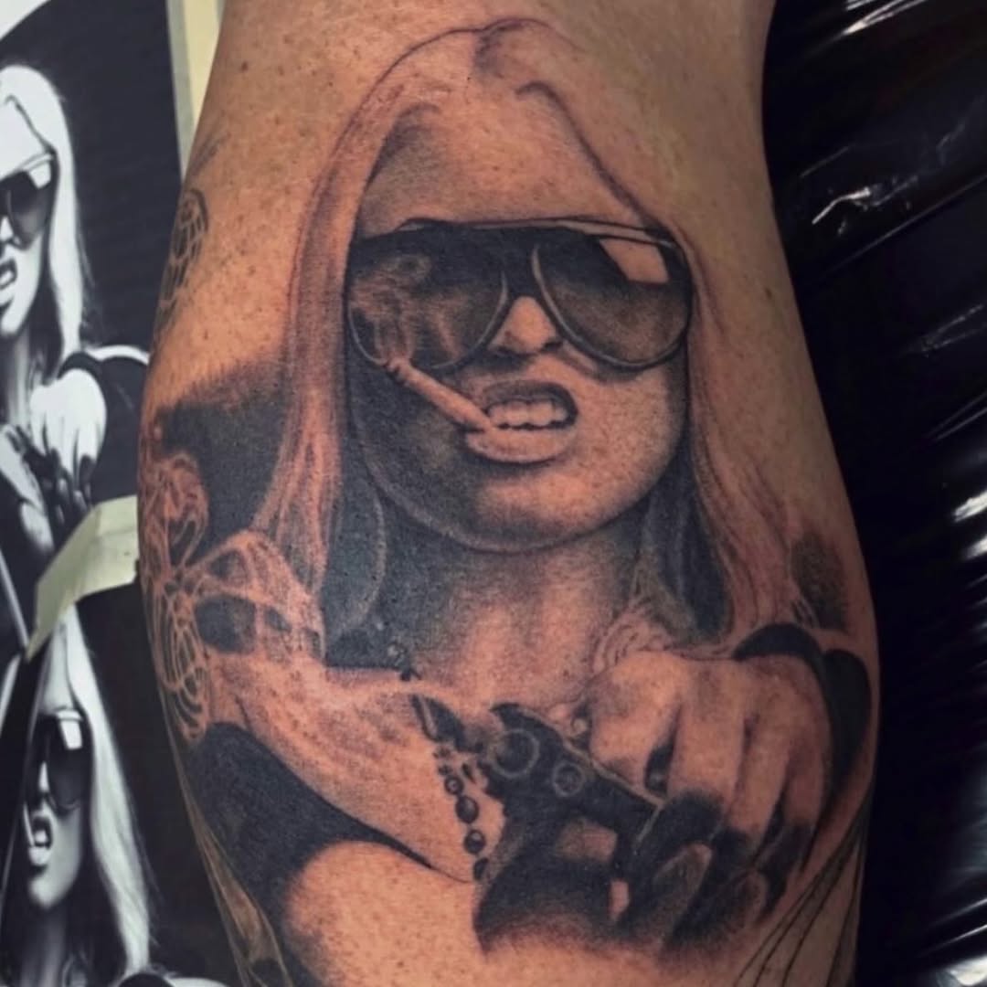 Tattoo by @justinhendrick — realism, black_and_grey