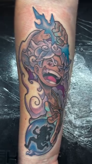 Tattoo by @pobzombie — anime