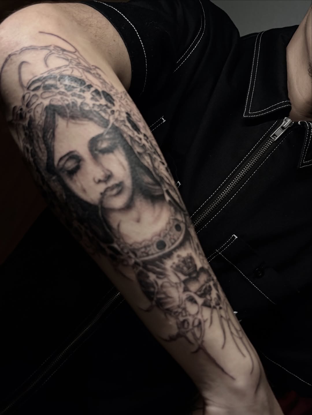 Tattoo by @scratchedupp โ realism, dark_realism