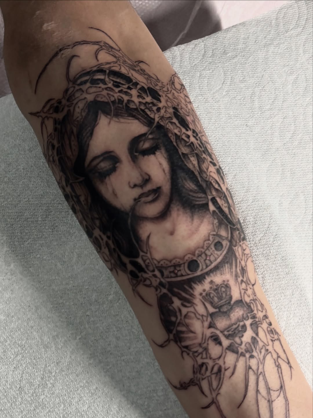Tattoo by @scratchedupp โ dark_realism