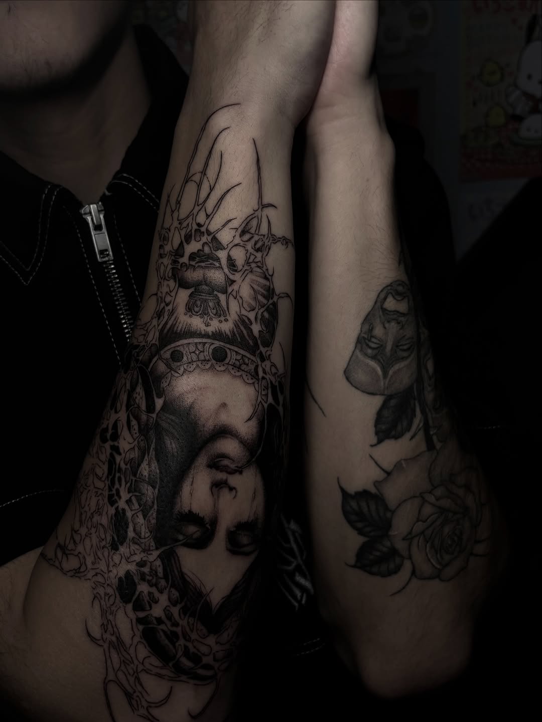 Tattoo by @scratchedupp โ black_and_grey, realism
