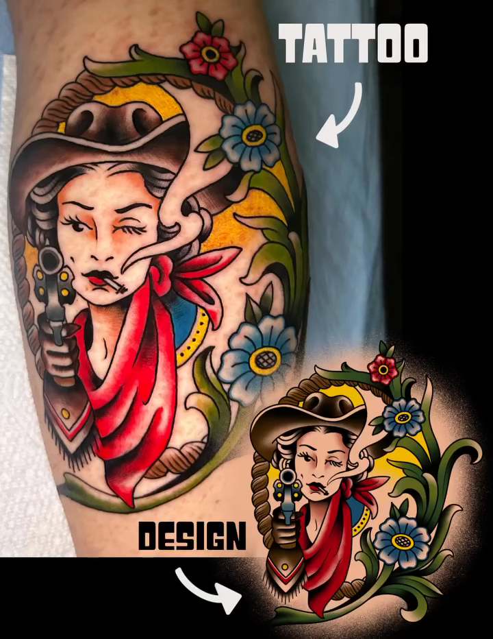 Tattoo by @tattoosbyolivia — american_traditional