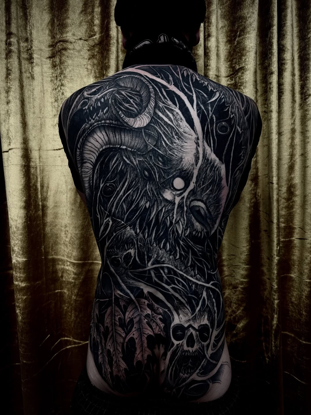 Tattoo work at Villain Arts Nashville Tattoo Convention 2026