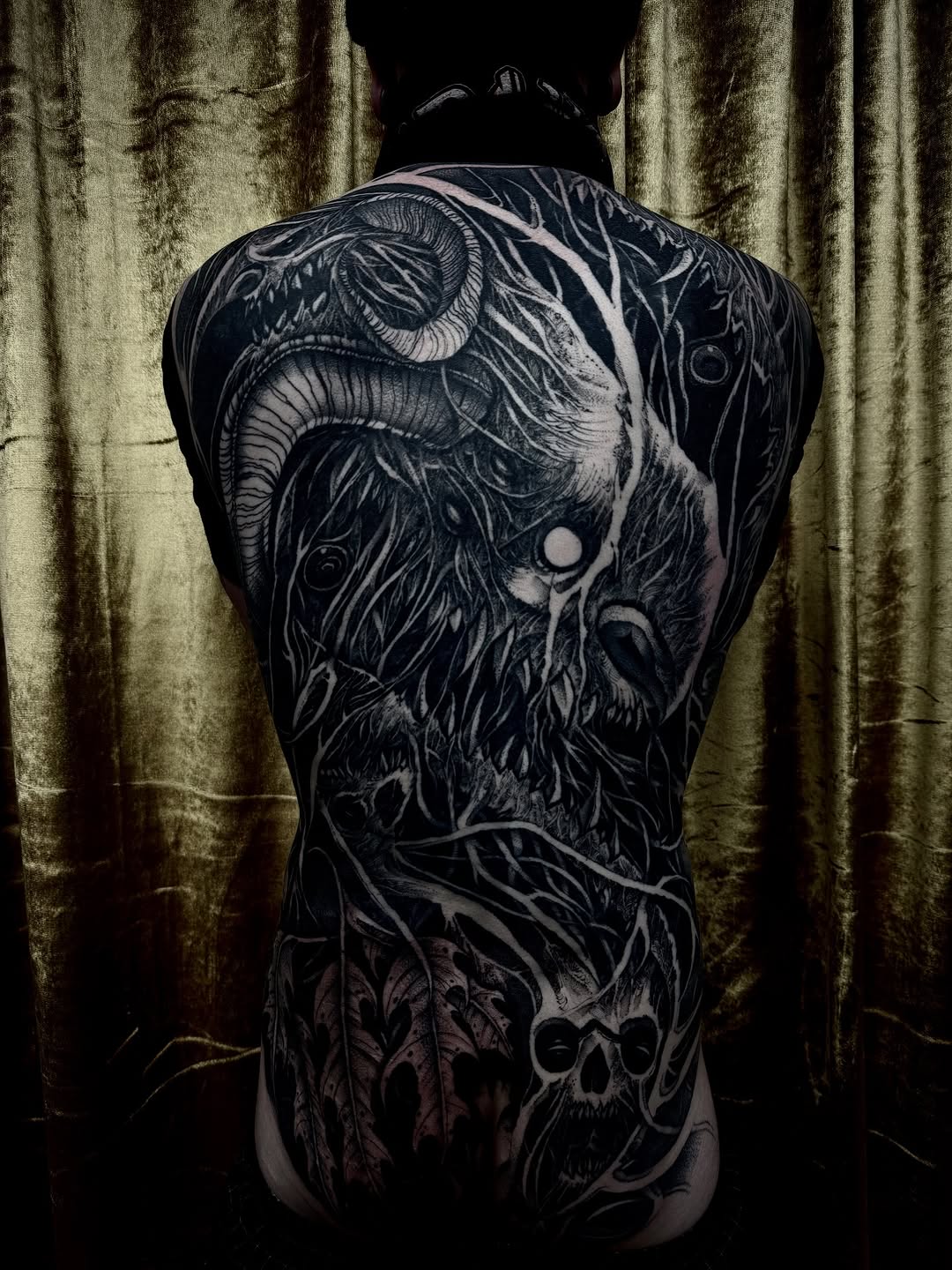 Tattoo work at Villain Arts Nashville Tattoo Convention 2026