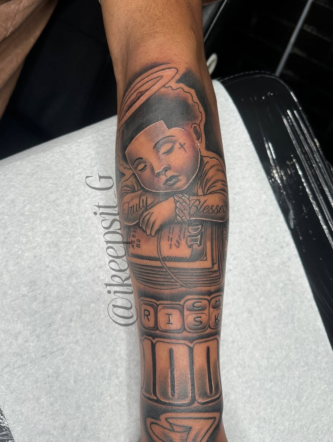 Tattoo by @ikeepsit_g — realism, black_and_grey