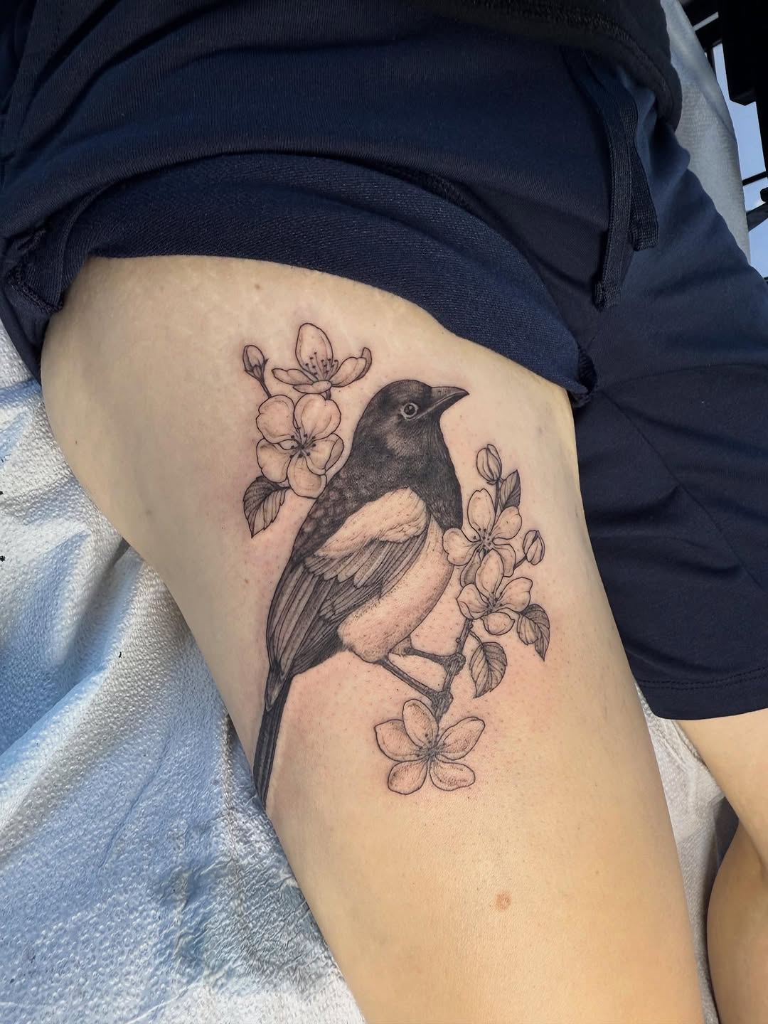 Tattoo by @misskwan — illustrative, black_and_grey