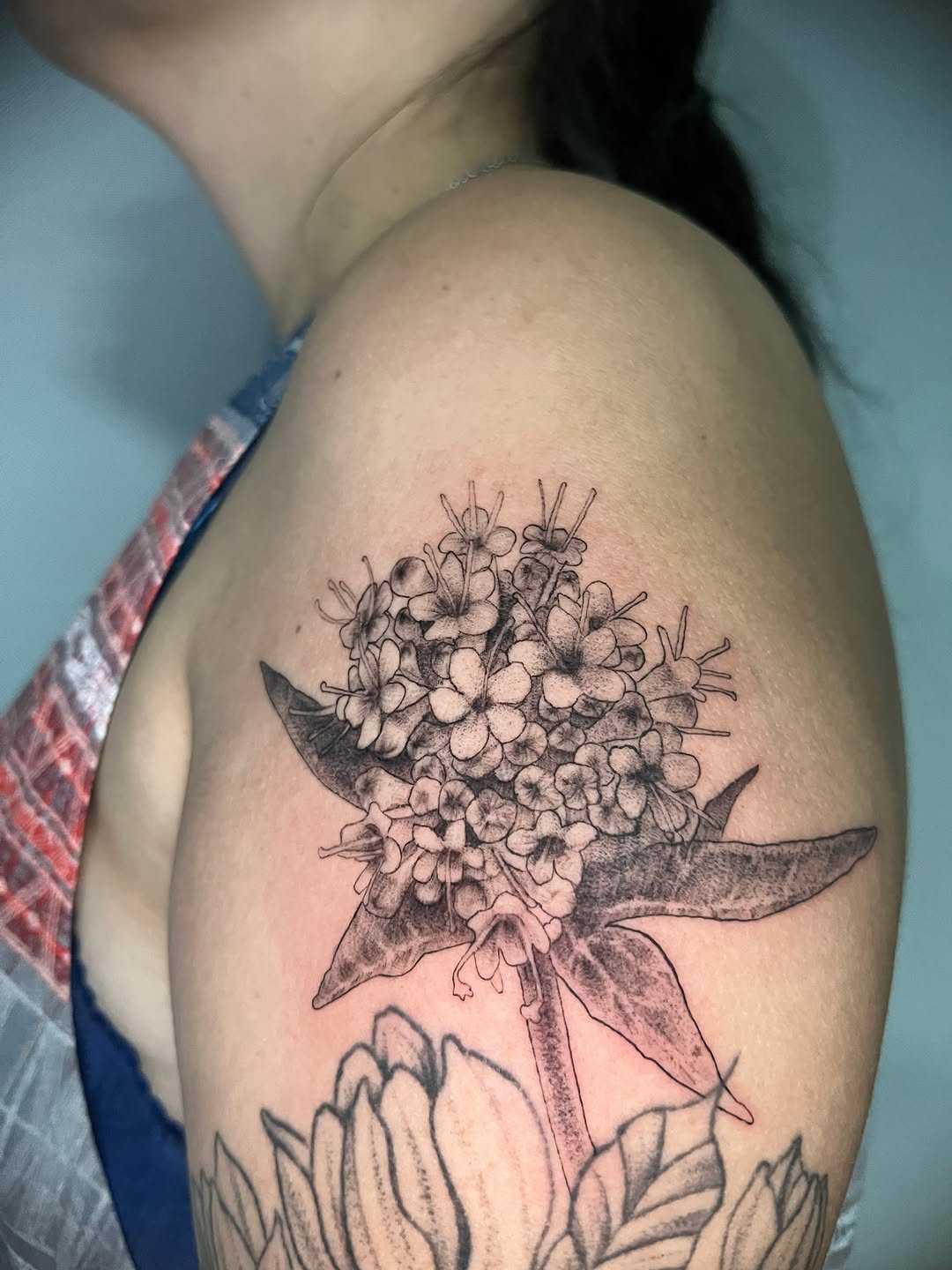 Tattoo by @alvinlouceltattooer — black_and_grey, realism