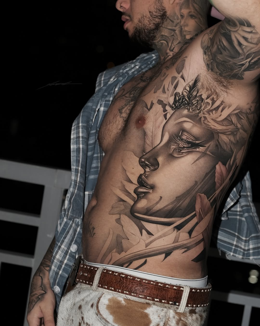 Tattoo by @sebaztian_maranta — realism, black_and_grey
