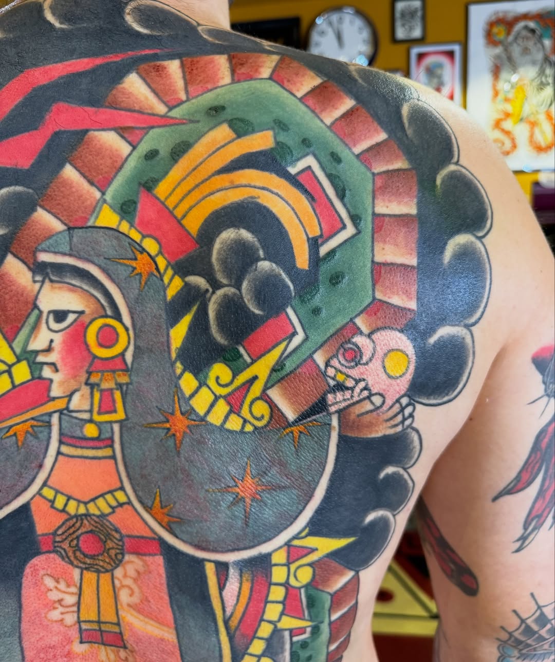 Tattoo by @cesar863 โ neo_traditional, blackwork