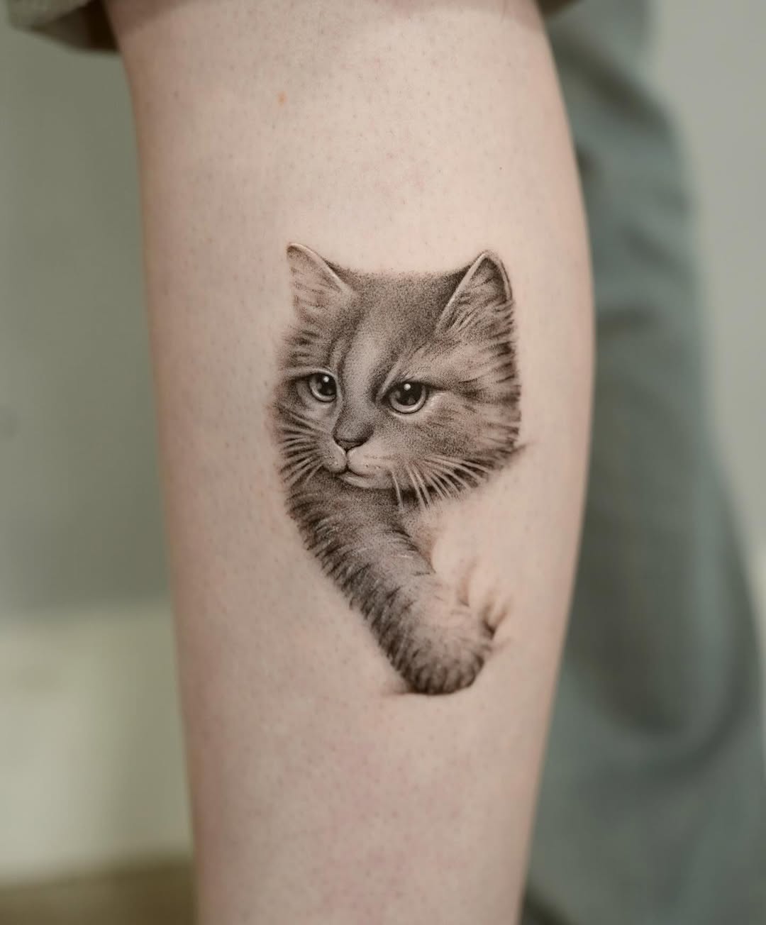 Tattoo by @lolavtattoo — realism, black_and_grey